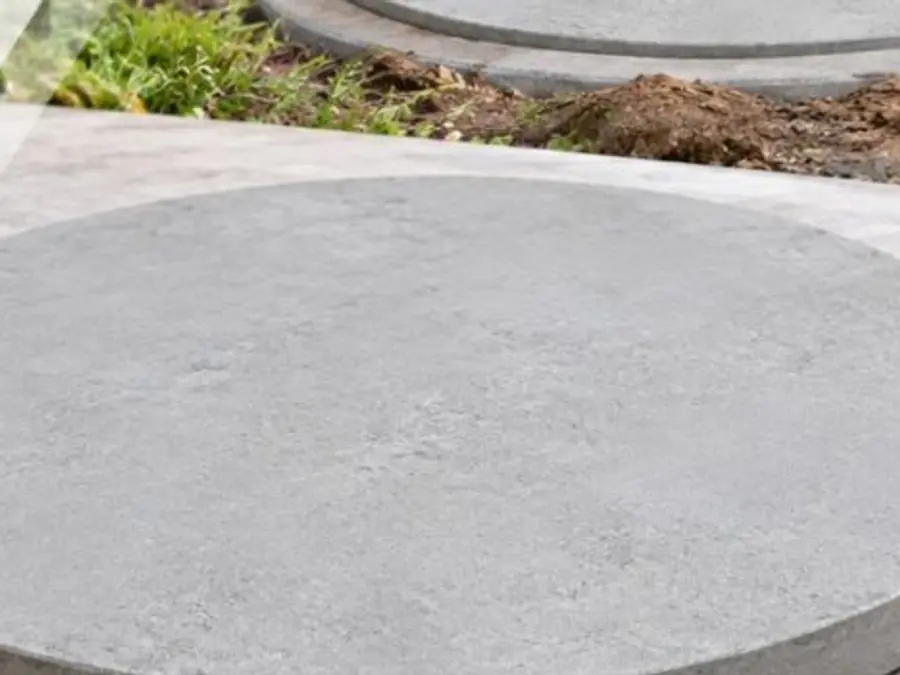 Tampa circular de concreto de concreto — Delta Artefatos de Concreto